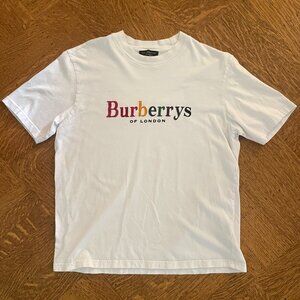 Vintage Burberry Rainbow Burberrys Shirt Size Medium